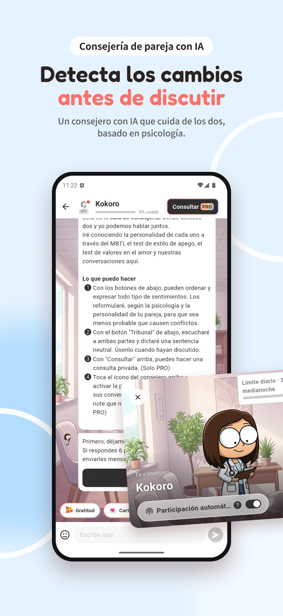 Consejería de pareja con IA: detecta los cambios antes de discutir